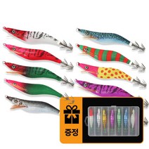 낚시방 오적슷테 (10개구매시 14구에기케이스 증정) 2.5호(7g) 한치낚시/한치에기/한치스테/전색상 입고!, W-01(고추장호랑이)