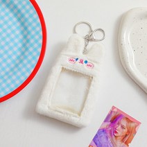 포카홀더 바인더 키링 곰 토끼 Photocard 케이스 큐티 키체인 각종카드 사진 신용 은행 카드 홀더, a