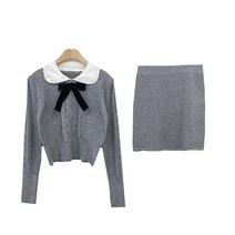 라라콩 앙로즈 리본 미니 투피스