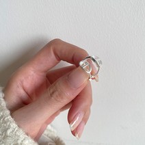 ONEPICK 원픽 순은 S925 귀걸이 돼지코 라이트 실버