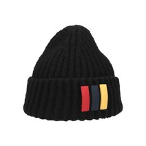 [루시펠] Tres colores Beanie 삼색 라인 비니 니트 골지 뜨개 겨울 모자