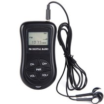 소형 라디오 등산용 효도 거실 클래식 매장용 미니 휴대용 탁상용 앰프 USB 무선 블루투스 오디오 스피커 lcd 디스플레이 개인용 디지털 fm 이어폰 끈 디지털 fm 연속 사용, 검은색