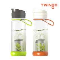 트윙고 오토 티메이커 물병 500ml, 오렌지