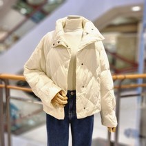 에이비에프지 ab.f.z 하이넥 오버핏 덕다운점퍼 AFW4HD01K