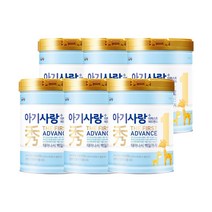 아기사랑수 어드밴스 분유 1단계, 750g, 6캔