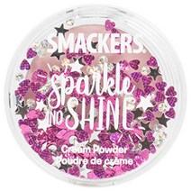 Lip Smacker Sparkle Shine Cream Powder Gold Sparkle 0.14 Ounce Highlighter Blush Eyeshadow, 1