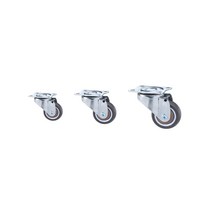 무소음 바퀴 가구 이동식 회전 브레이크 캐스터 1인치 1.25인치 1.5인치, 피스(32mm/4개)