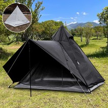[리퍼] 그늘막 티피텐트 4P 검정, [리퍼] 텐트