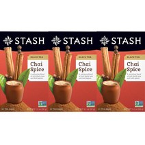 Stash 차이 스파이스 블랙 티 홍차 20 티백 38G 3개 Aa15537 세계적 톱상품 해외 현지 구매
