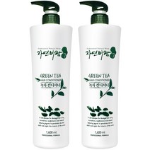 자연바람 그린티 녹차컨디셔너 미용실 린스 대용량 린스 1600ml x 2개