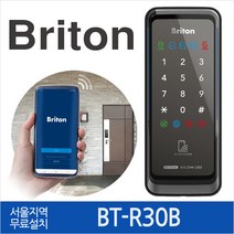 BT-R30B 스마트폰 앱과 무선으로 디지털도어락 사용 무단침입 비상경보 이중장금, 자가설치