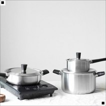 매끄러운표면 라운드형모서리 코팅처리 증기배출 코팅냄비 냄비, 클로이 양수24cm