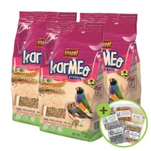 비타폴 카르마 핀치 새모이 카나리 새사료 500g x 3개, 상세 설명 참조
