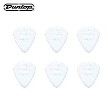 지엠뮤직_세트(6) 던롭피크 44R.38 Nylon STD 0.38mm 나일론 스탠다드 Dunlop PICK (No.4세트), 단품