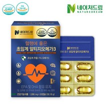 조아제약 네이처드림 혈행에 좋은 초임계 알티지오메가3 1006mg x 30캡슐 1박스, 1, 없음/없음/없음