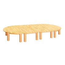 고무나무 원목 책상세트-기본다리 어린이집 유치원 유아가구, H26-1유치530