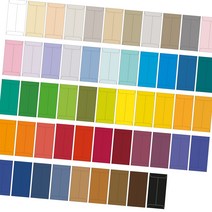 고급칼라봉투 밍크지 53칼라 규격(85x170mm)100매, 07 황회