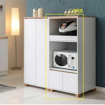 Sunshine 렌지대 밥솥수납장 2단선반 주방서랍장 팬트리수납장