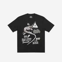 팔라스 참퍼 티셔츠 블랙 - 22FW Palace Chomper T-Shirt Black 남성 반팔티셔츠