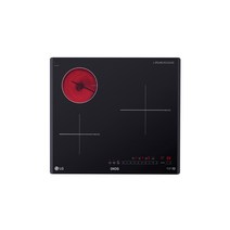 LG전자 디오스 전기레인지 인덕션 2구 + 하이라이트 1구 프리스탠딩A 15cm, BEY3GU, 방문설치