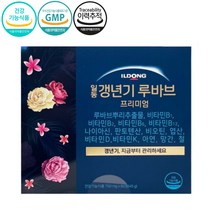 일동 갱년기 루바브 프리미엄 60정 종합비타민 아연 비오틴 엽산 루바브뿌리추출물 종합 부모님 여성필수영양제, 1개