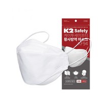 K2 황사방역 마스크 KF94, 1개, 10매입