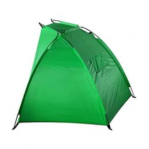 A형텐트 미니 간이 텐트 실용적인 해변 좋은 환기 야외 sandproof anti uv 경량 해변 양산, 초록