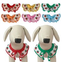 딸기 애견케이프 강아지케이프 목도리 고양이스카프, XL, 퍼플