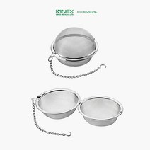 미넥스 스테인레스 차망 볼 티인퓨저 차거름망 6사이즈 (Minex) 11318, 차망 9.5cm (V-323)