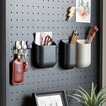 틴우드 타공판 포켓 세트, 그레이, 그레이