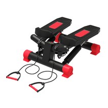 YEAR COLOR 헬스기구 스텝퍼 홈 헬스 매트+튜빙 배드 포함, 레드  트위스트