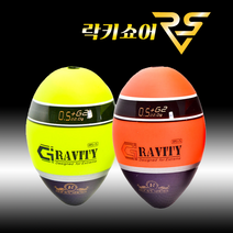 [락키쇼어] 대구경 구멍찌 그레비티(RS-5), 1개, 형광0.5호