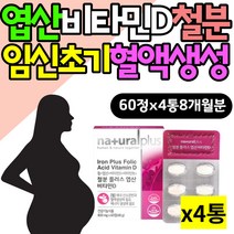 엽산 비타민 D B12 철분제 임신초기 적혈구 혈액 생성 가임기 준비 보충제 에너지 혈액 생성 비타민 D B12 뼈 건강 에좋은 영양제 저장철 페리틴 수치 임산부 산모 수유부 필수
