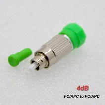 10PCS FC / APC Male Female Single Mode SM Fiber Attenuator Connector Fixed Type value 0-30db Optiona, 04 4dB_01 라인 커넥터
