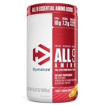 Dymatize 올 9 아미노 과일 혼합 러시 15.87 (450 g), 오렌지크랜베리