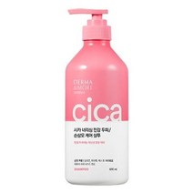 애경 더마앤모어 시카 너리싱 민감두피/손상모 케어 샴푸 600ml, 상세페이지 참조