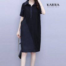 카라 KARRA 77까지 레터링레이스원피스 A3M840
