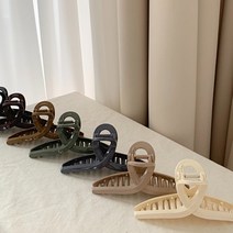 디작소 여성 올림머리 집게핀 헤어핀 반묶음 엘루스 프렌치, 핑크:원사이즈