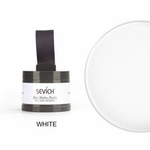 12 색 헤어라인 파우더 섀도우 커버 업 필인 숱이 헤어 유니 수정 회색 머리카락, 04 White