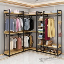 대형 철제 코트랙 옷걸이 행거 드레스룸 아파트 선반, 130X160