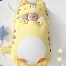 겨울 이불 신생아 포대기 모로반사 워머 망토 침낭 가을 두툼한 사계절, M + 105cm 얇은 [ 가능]  95cm 이하