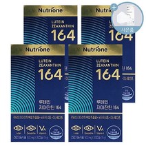 뉴트리원 정우성 루테인 지아잔틴164 + 씨오케이 마스크, 30정, 4박스