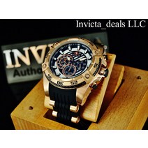 인빅타 Invicta Men's 52mm SPEEDWAY VIPER Gen III Chronograph BLACK MOP DIAL SS Watch [인빅타시계]