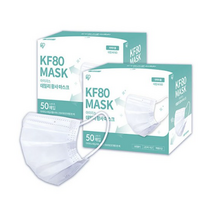 아이리스코리아 데일리 황사마스크 대형 KF80, 1개, 100개입