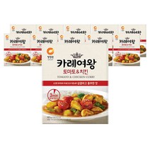 청정원 카레여왕 토마토&치킨 160g 10개, 상세페이지 참조, 상세페이지 참조, 상세페이지 참조