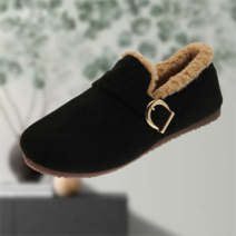 겨울 기모 플랫 노라 스웨이드 털로퍼 RF41