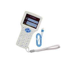 영어 10 주파수 rfid 리더기 복사기 복사기 125khz 13.56mhz 카드 용 usb 케이블이있는 icid lcd 화면 복사기, c 스타일