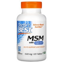 닥터스 베스트 Opti MSM 함유 식이유황 1500mg 120정