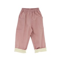 바브키즈 배색기모면팬츠