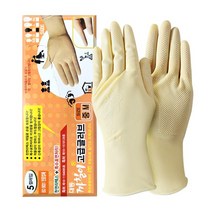 대동 까칠이 천연 라텍스 아이보리 글러브 장갑 중 M